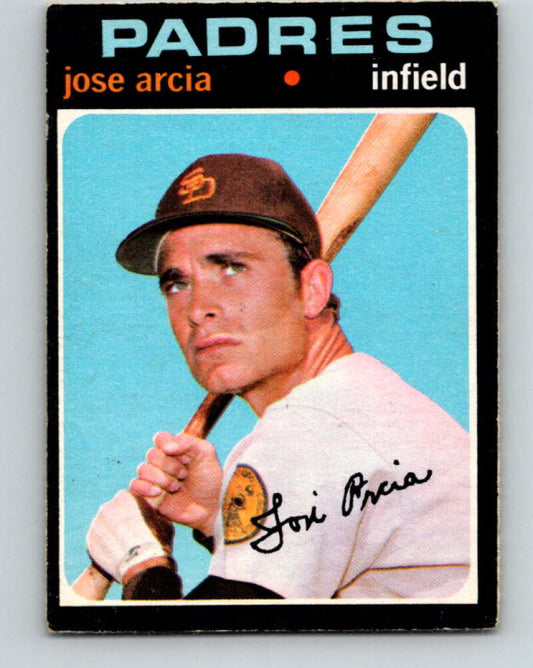 1971 O-Pee-Chee MLB #134 Jose Arcia� San Diego Padres� V10890