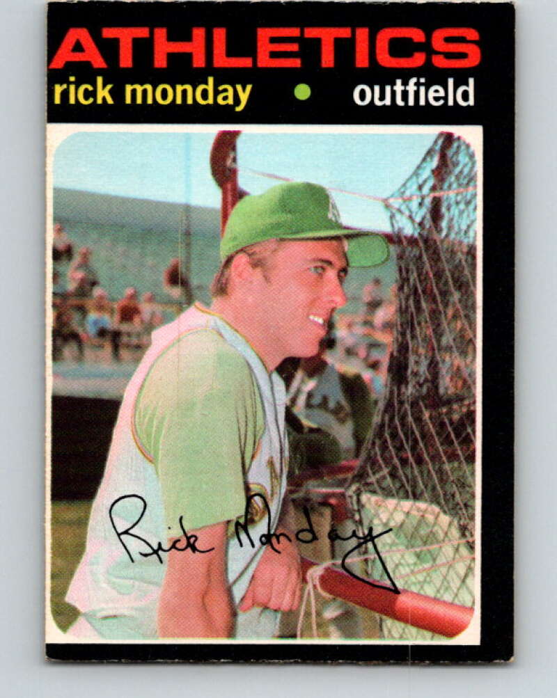 1971 O-Pee-Chee MLB #135 Rick Monday� Oakland Athletics� V10894