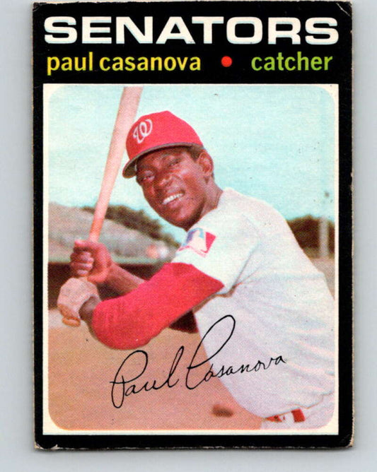 1971 O-Pee-Chee MLB #139 Paul Casanova� Washington Senators� V10898