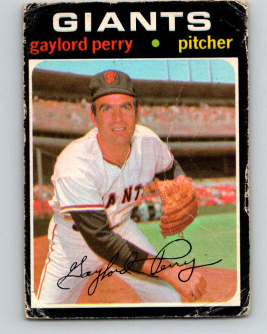 1971 O-Pee-Chee MLB #140 Gaylord Perry� San Francisco Giants� V10901