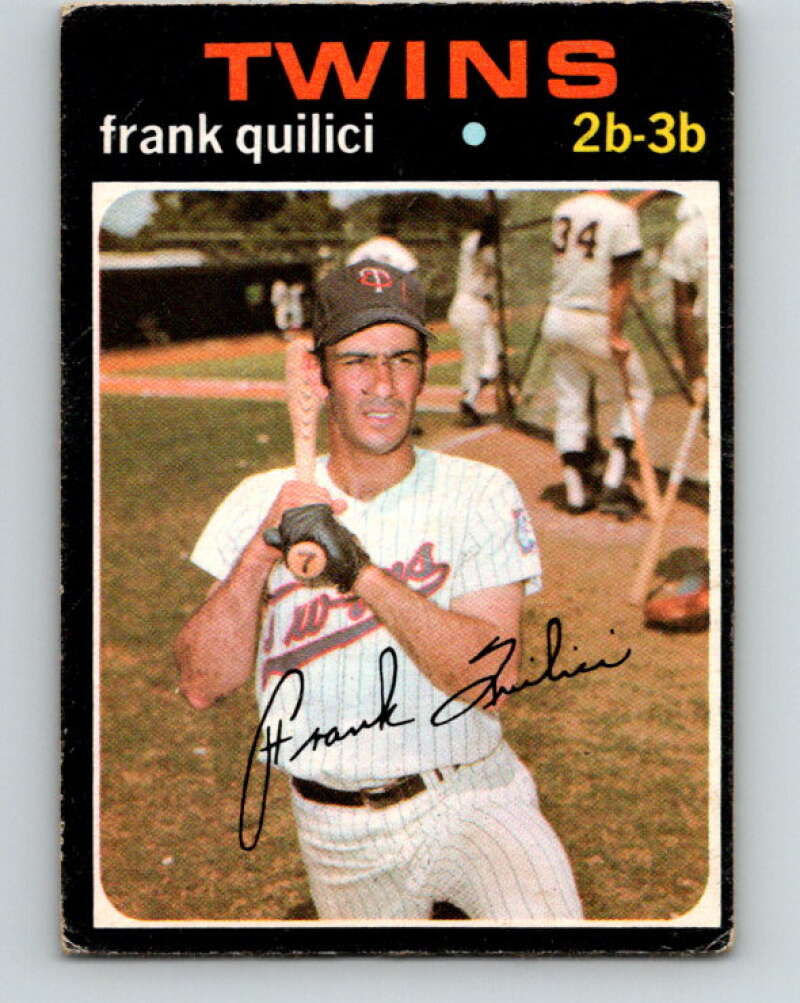 1971 O-Pee-Chee MLB #141 Frank Quilici� Minnesota Twins� V10903