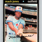 1971 O-Pee-Chee MLB #142 Mack Jones� Montreal Expos� V10905