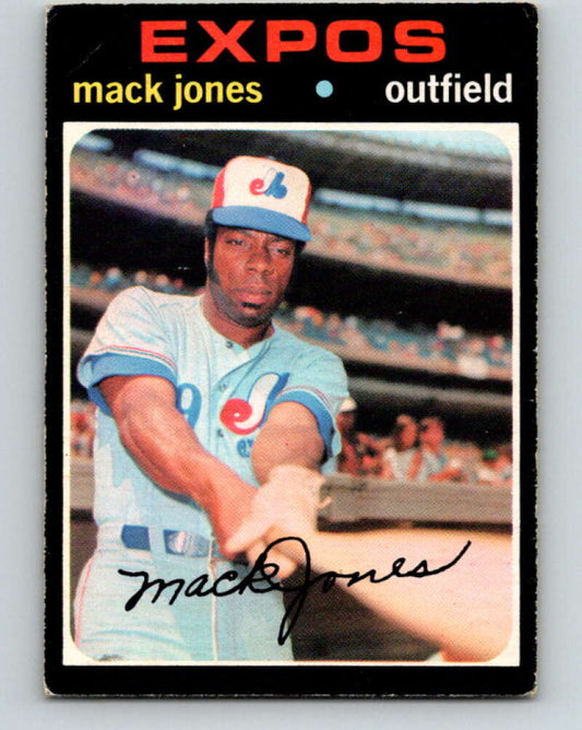 1971 O-Pee-Chee MLB #142 Mack Jones� Montreal Expos� V10905