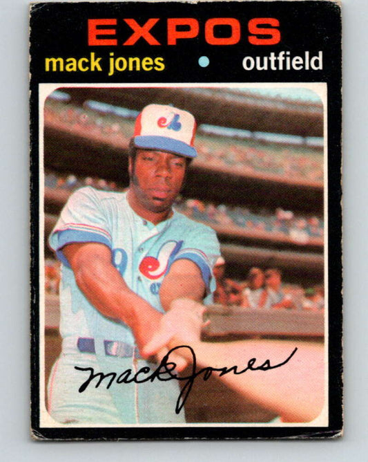 1971 O-Pee-Chee MLB #142 Mack Jones� Montreal Expos� V10906