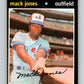 1971 O-Pee-Chee MLB #142 Mack Jones� Montreal Expos� V10907