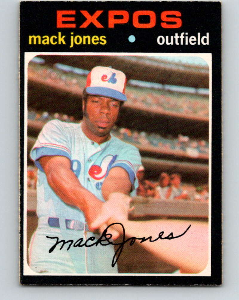 1971 O-Pee-Chee MLB #142 Mack Jones� Montreal Expos� V10907