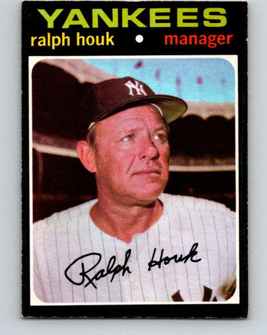 1971 O-Pee-Chee MLB #146 Ralph Houk� New York Yankees� V10913