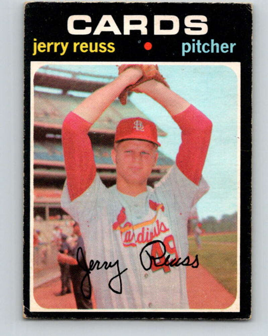 1971 O-Pee-Chee MLB #158 Jerry Reuss� St. Louis Cardinals� V10934