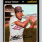 1971 O-Pee-Chee MLB #165 Cesar Tovar� Minnesota Twins� V10950