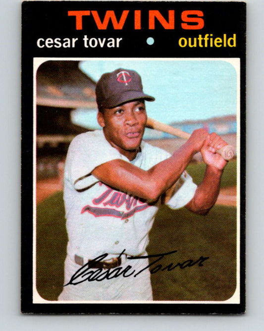 1971 O-Pee-Chee MLB #165 Cesar Tovar� Minnesota Twins� V10952