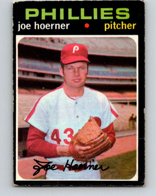 1971 O-Pee-Chee MLB #166 Joe Hoerner� Philadelphia Phillies� V10955