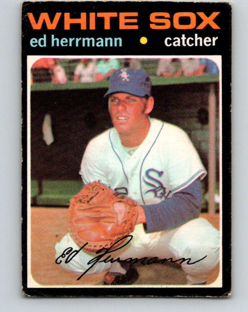 1971 O-Pee-Chee MLB #169 Ed Herrmann� Chicago White Sox� V10961