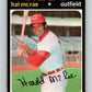 1971 O-Pee-Chee MLB #177 Hal McRae� Cincinnati Reds� V10971
