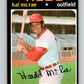 1971 O-Pee-Chee MLB #177 Hal McRae� Cincinnati Reds� V10973