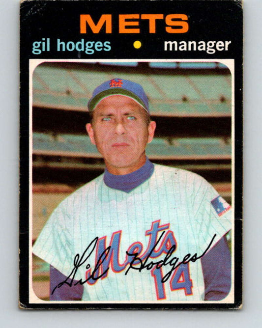 1971 O-Pee-Chee MLB #183 Gil Hodges� New York Mets� V10983