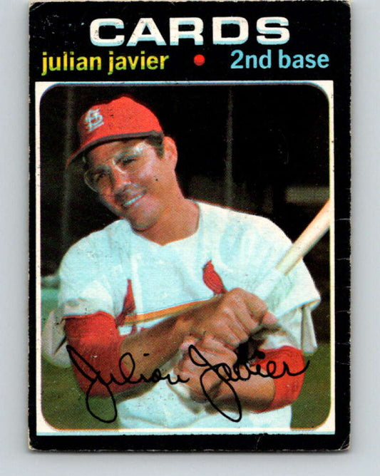 1971 O-Pee-Chee MLB #185 Julian Javier� St. Louis Cardinals� V10987