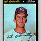 1971 O-Pee-Chee MLB #187 Ted Abernathy� Kansas City Royals� V10993