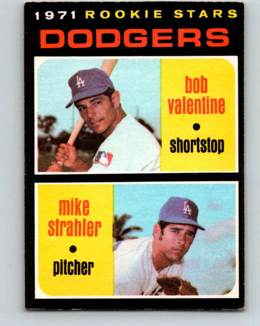 1971 O-Pee-Chee MLB #188 Valentine/Strahler� RC Rookie� V10995