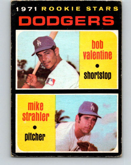 1971 O-Pee-Chee MLB #188 Valentine/Strahler� RC Rookie� V10996