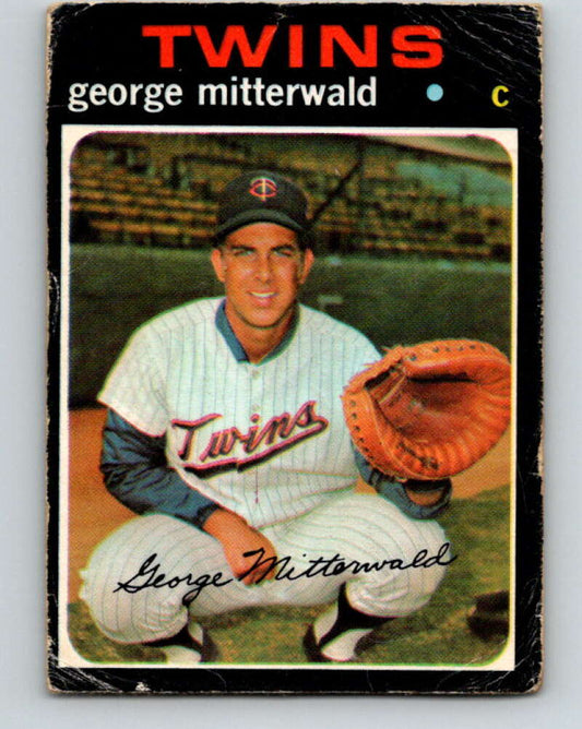 1971 O-Pee-Chee MLB #189 George Mitterwald� Minnesota Twins� V10998
