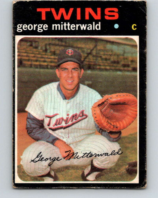 1971 O-Pee-Chee MLB #189 George Mitterwald� Minnesota Twins� V11000