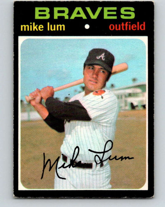 1971 O-Pee-Chee MLB #194 Mike Lum� Atlanta Braves� V11008