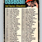 1971 O-Pee-Chee MLB #206 Checklist 264-393 � V11025