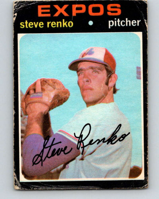 1971 O-Pee-Chee MLB #209 Steve Renko� Montreal Expos� V11032