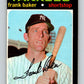 1971 O-Pee-Chee MLB #213 Frank Baker�RC Rookie Yankees� V11040