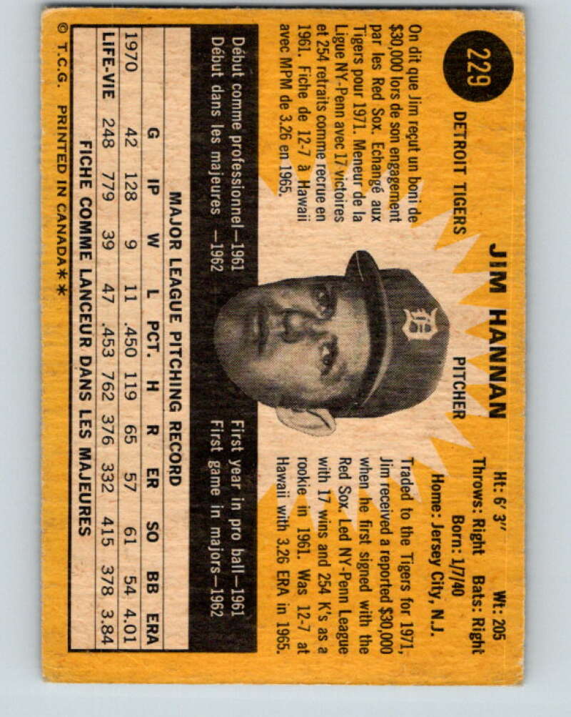 1971 O-Pee-Chee MLB #227 Floyd Weaver� Chicago White Sox� V11058