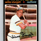 1971 O-Pee-Chee MLB #230 Willie Stargell� Pittsburgh Pirates� V11063