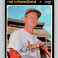 1971 O-Pee-Chee MLB #239 Red Schoendienst� St. Louis Cardinals� V11080