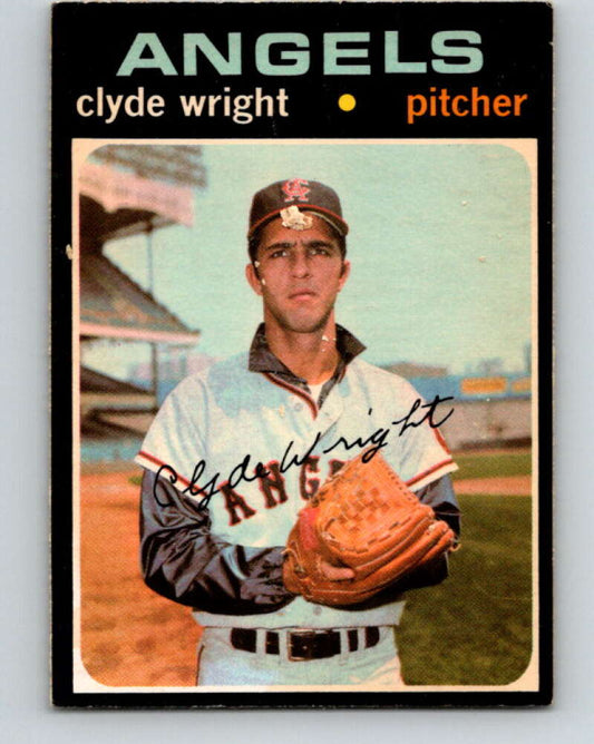 1971 O-Pee-Chee MLB #240 Clyde Wright� California Angels� V11082