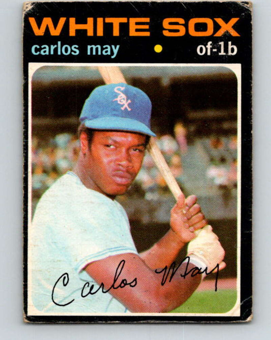 1971 O-Pee-Chee MLB #243 Carlos May� Chicago White Sox� V11088