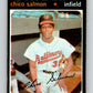 1971 O-Pee-Chee MLB #249 Chico Salmon� Baltimore Orioles� V11095
