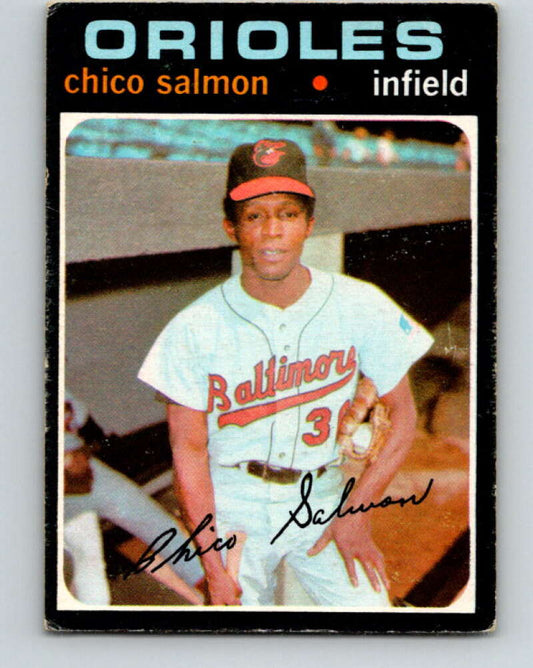 1971 O-Pee-Chee MLB #249 Chico Salmon� Baltimore Orioles� V11096