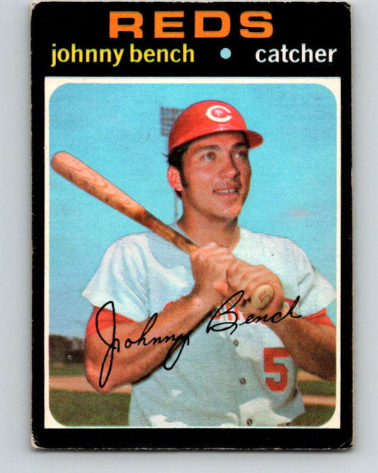 1971 O-Pee-Chee MLB #250 Johnny Bench� Cincinnati Reds� V11098