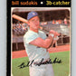 1971 O-Pee-Chee MLB #253 Bill Sudakis� Los Angeles Dodgers� V11101