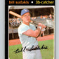 1971 O-Pee-Chee MLB #253 Bill Sudakis� Los Angeles Dodgers� V11102
