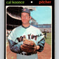 1971 O-Pee-Chee MLB #254 Cal Koonce� Boston Red Sox� V11103