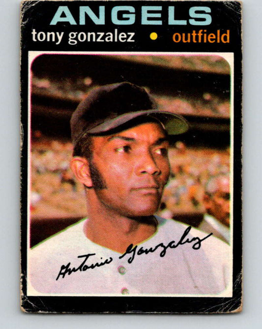 1971 O-Pee-Chee MLB #256 Tony Gonzalez� California Angels� V11107