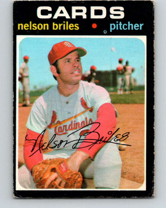 1971 O-Pee-Chee MLB #257 Nelson Briles� St. Louis Cardinals� V11109