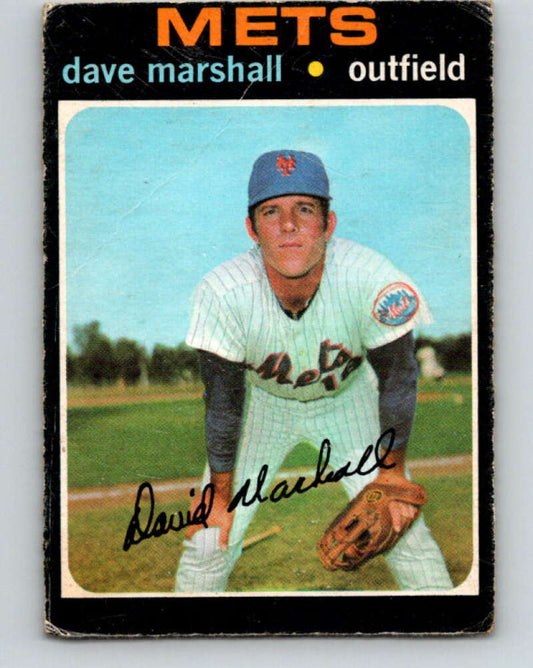 1971 O-Pee-Chee MLB #259 Dave Marshall� New York Mets� V11111