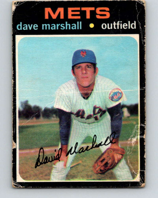 1971 O-Pee-Chee MLB #259 Dave Marshall� New York Mets� V11113