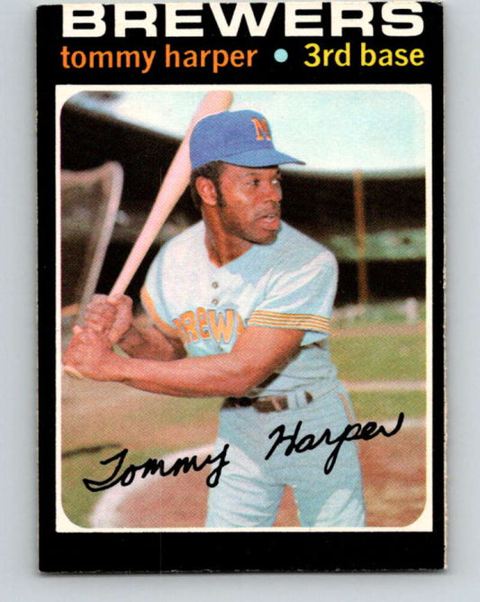 1971 O-Pee-Chee MLB #260 Tommy Harper� Milwaukee Brewers� V11115