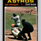1971 O-Pee-Chee MLB #264 Joe Morgan� Houston Astros� V11121