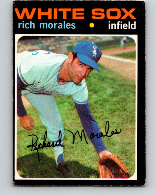 1971 O-Pee-Chee MLB #267 Rich Morales� Chicago White Sox� V11125