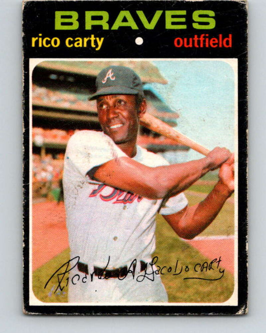 1971 O-Pee-Chee MLB #270 Rico Carty� Atlanta Braves� V11128
