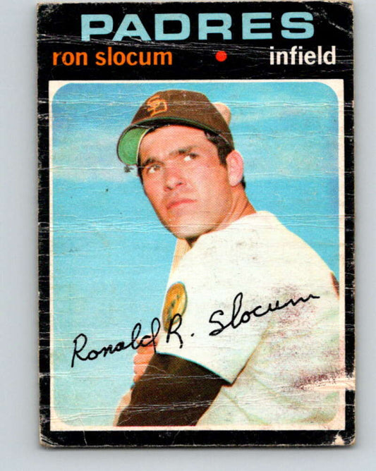 1971 O-Pee-Chee MLB #274 Ron Slocum� San Diego Padres� V11129