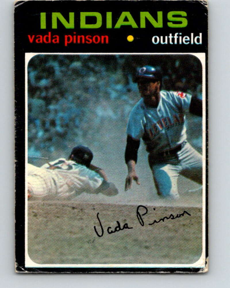 1971 O-Pee-Chee MLB #275 Vada Pinson� Cleveland Indians� V11130